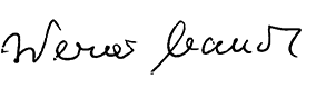 Werner Brandt (Signature)